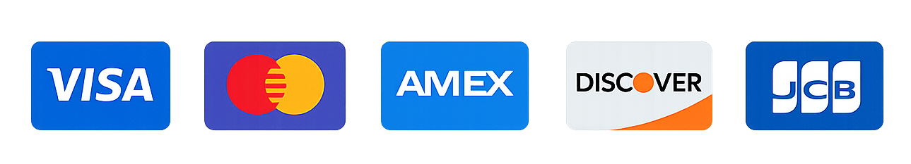 Accepted secure payment methods